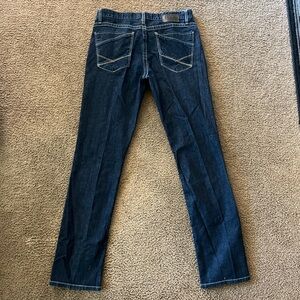 BKE Jeans Mens 34L Blue Denim Asher Dark Wash Straight Leg